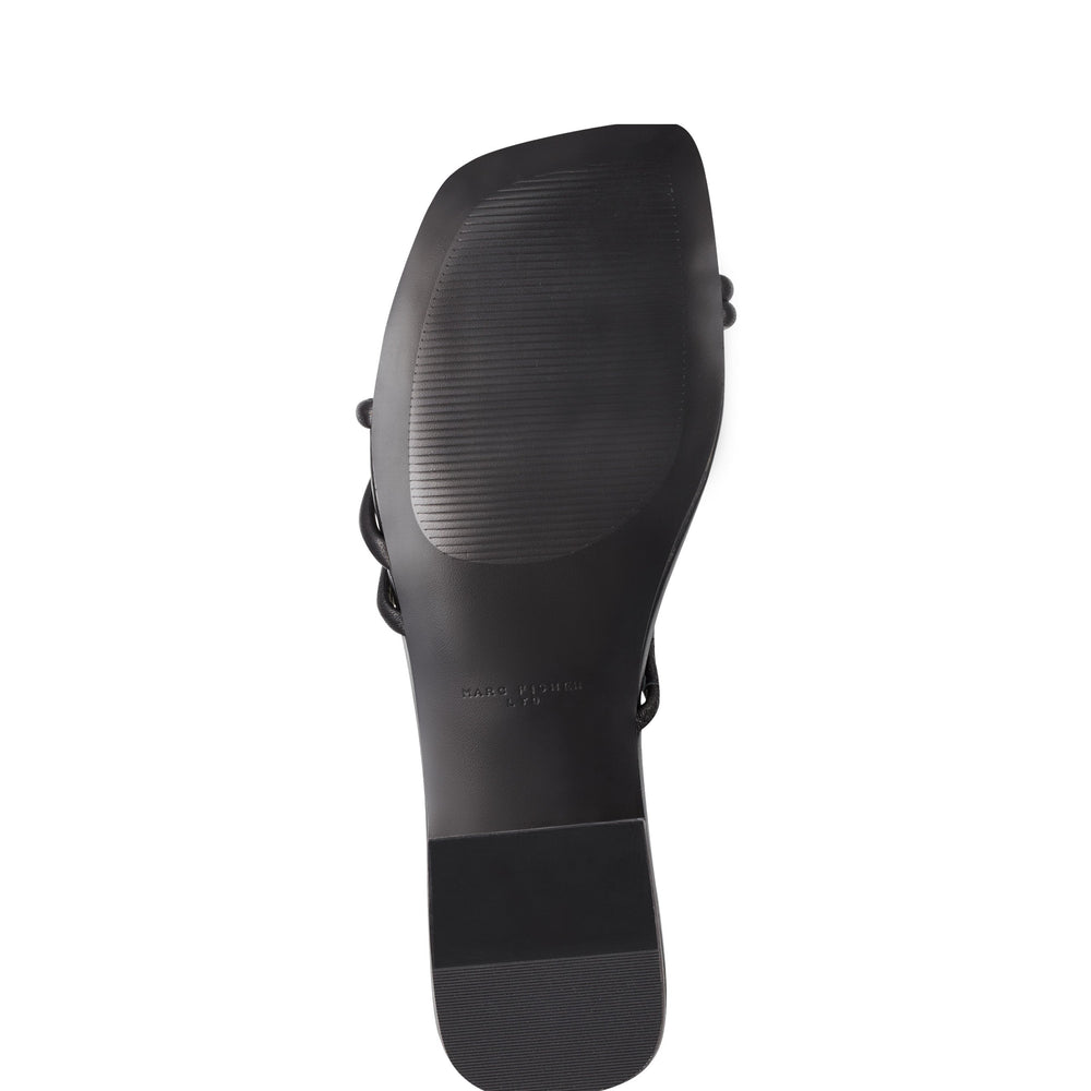 Mazza Flat Slide Sandal - Black
