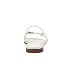 Mazza Flat Slide Sandal - Chic Cream