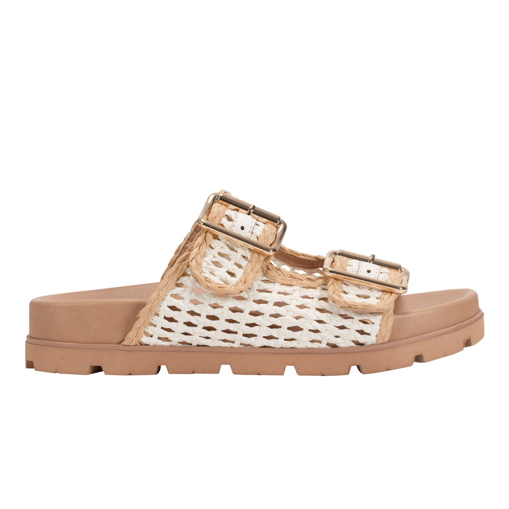 Mylan Footbed Sandal - Chic Cream