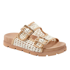 Mylan Footbed Sandal - Chic Cream