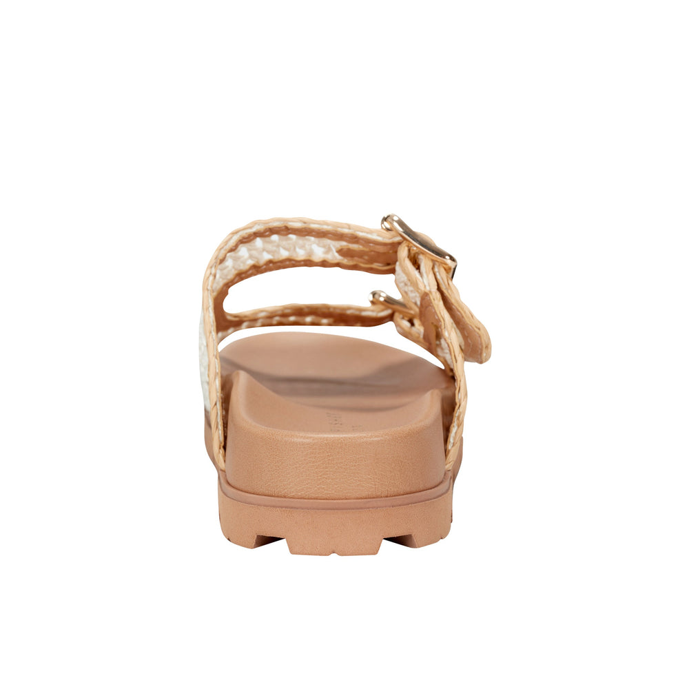 Mylan Footbed Sandal - Chic Cream