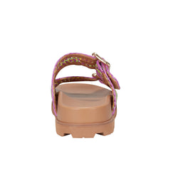 Mylan Footbed Sandal - Purple/Green