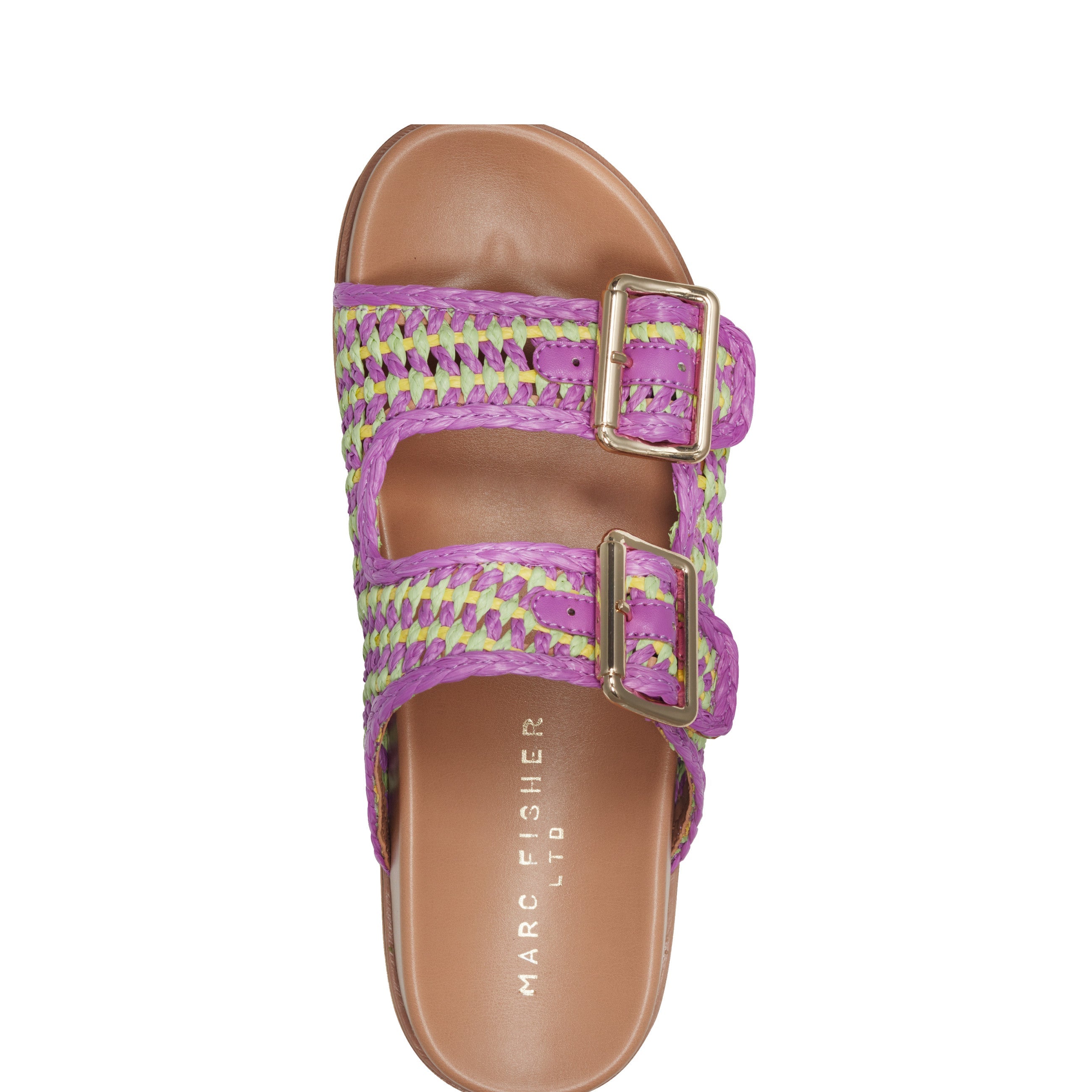Mylan Footbed Sandal - Purple/Green