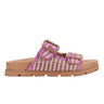 Mylan Footbed Sandal - Purple/Green
