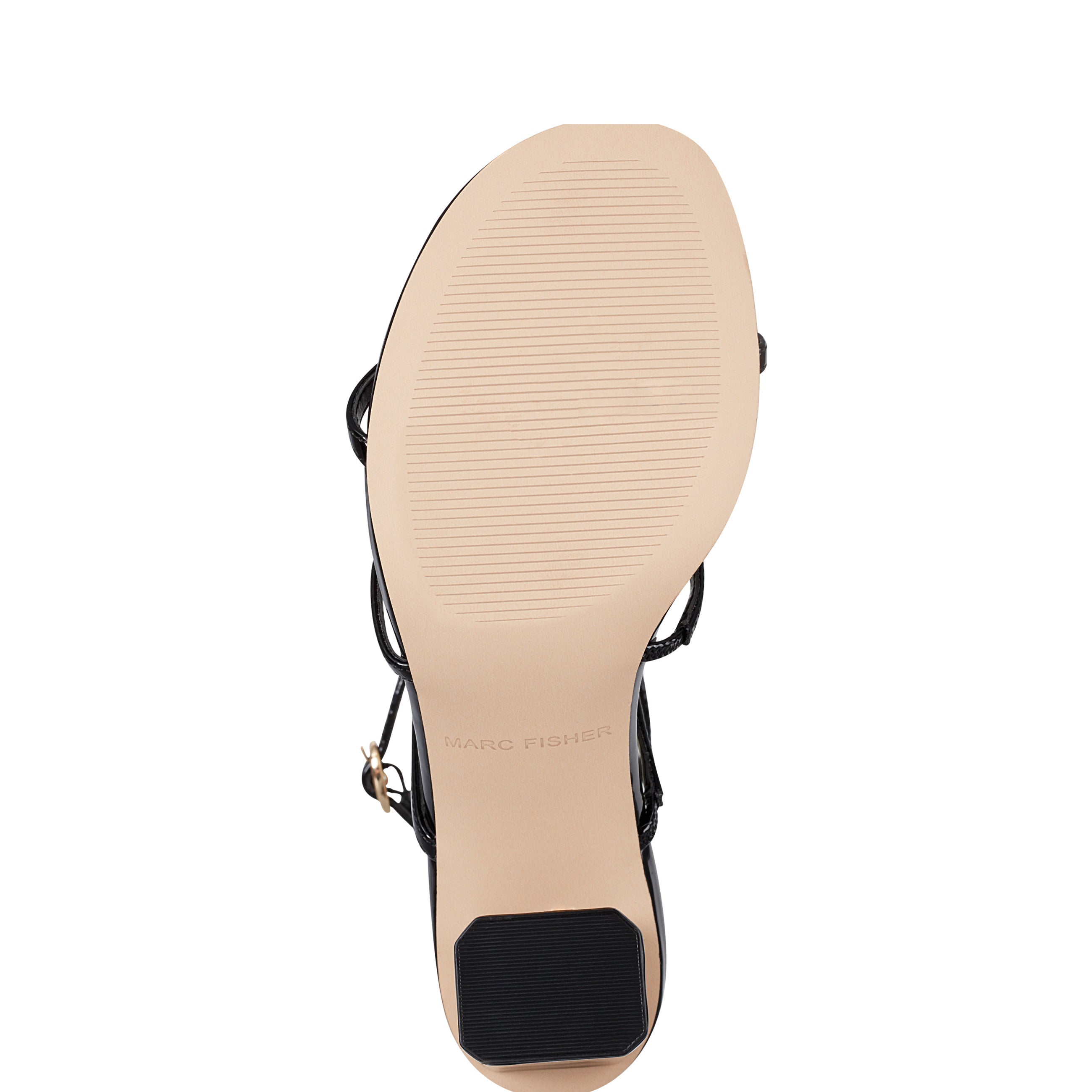 Norene Strappy Sandal - Black Patent