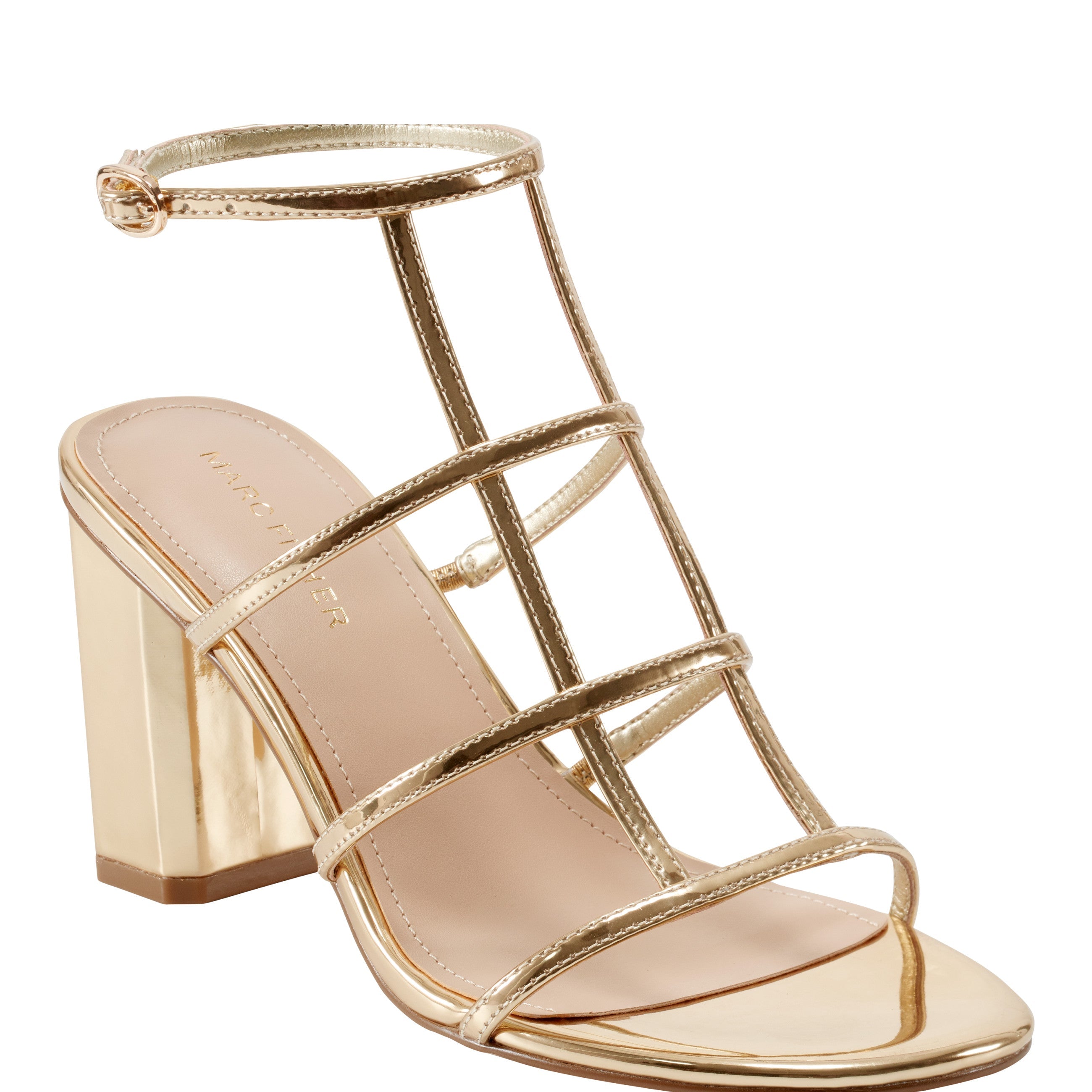 Norene Strappy Sandal - Gold