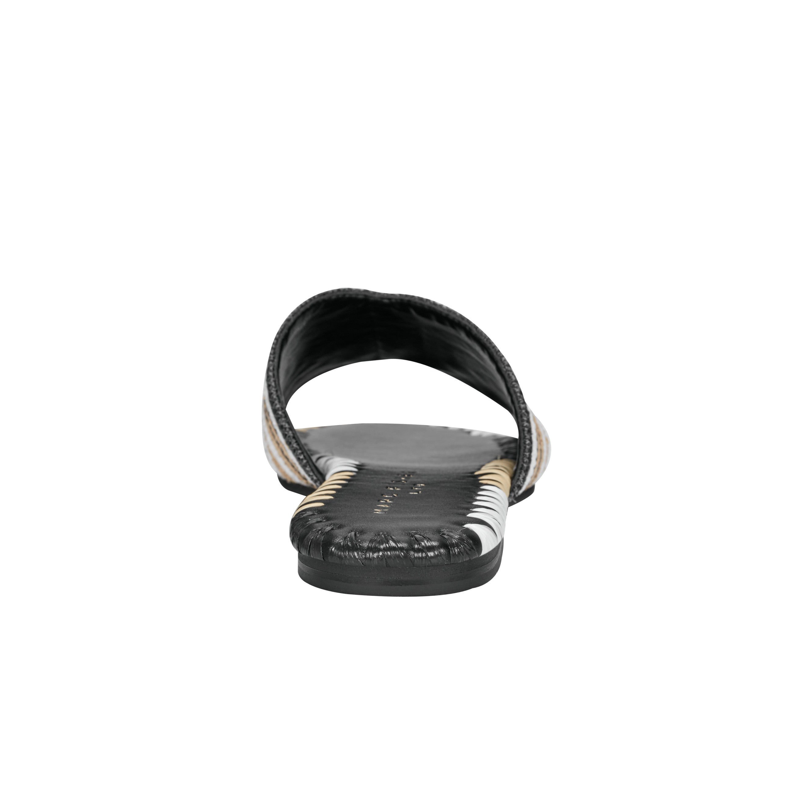 Nottie Flat Slide Sandal - Black Multi