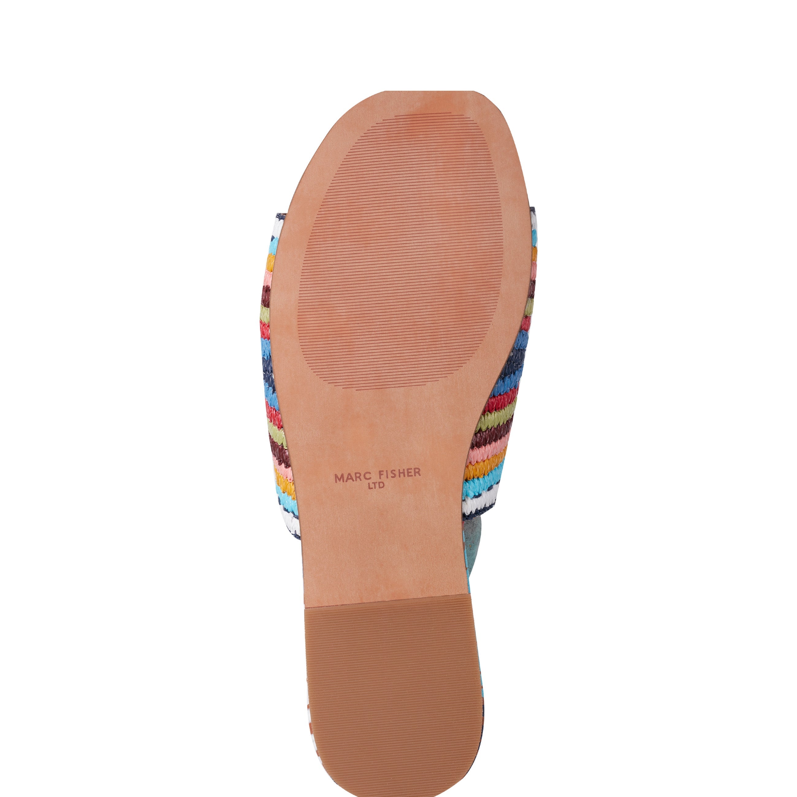 Nottie Flat Slide Sandal - Blue Multi