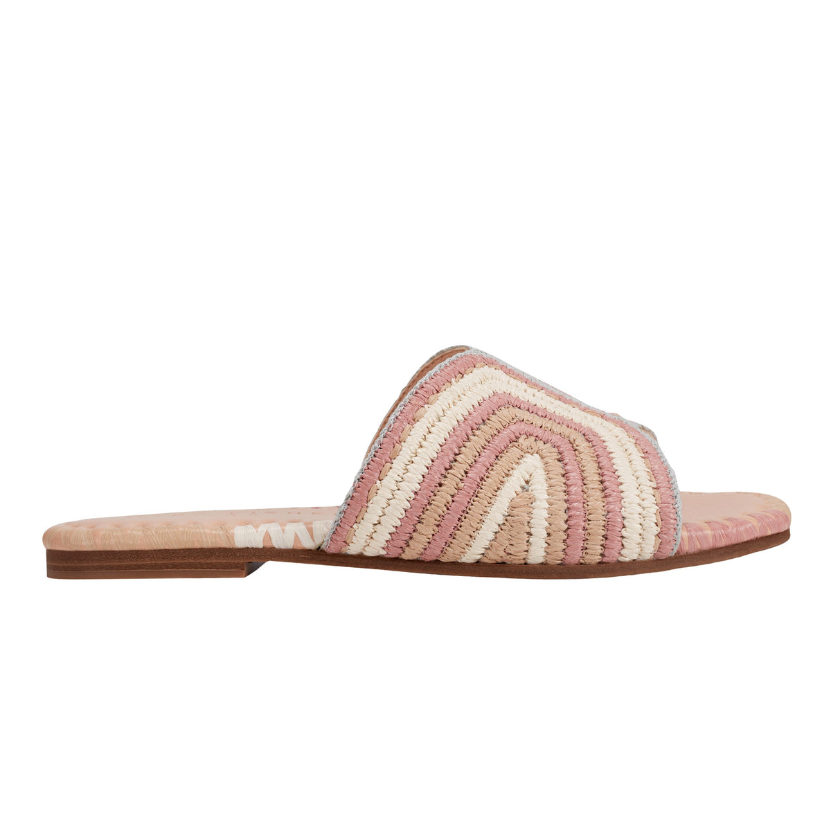Nottie Flat Slide Sandal - Pink Multi