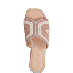 Nottie Flat Slide Sandal - Pink Multi
