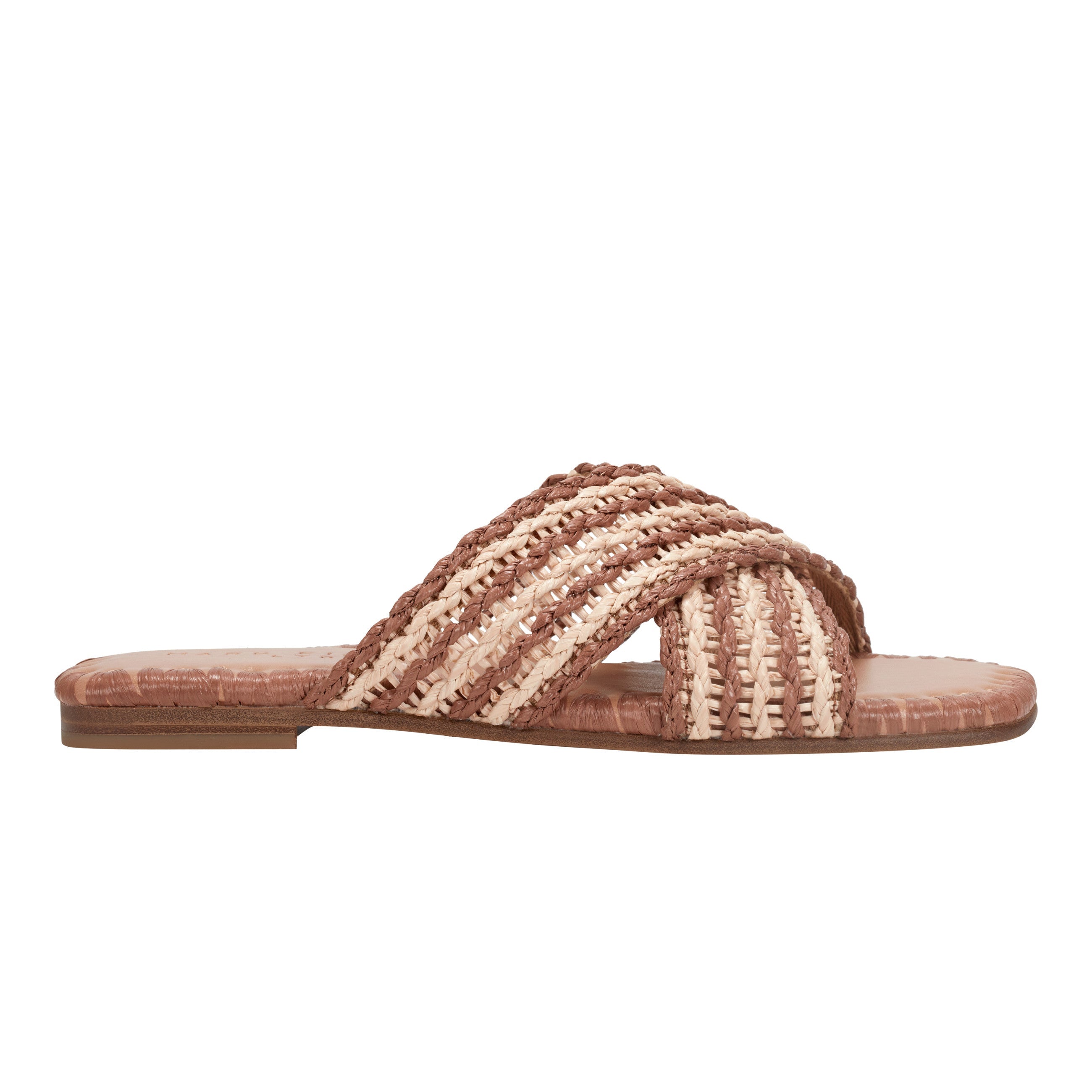 Nylie Flat Sandal - Natural/Brown