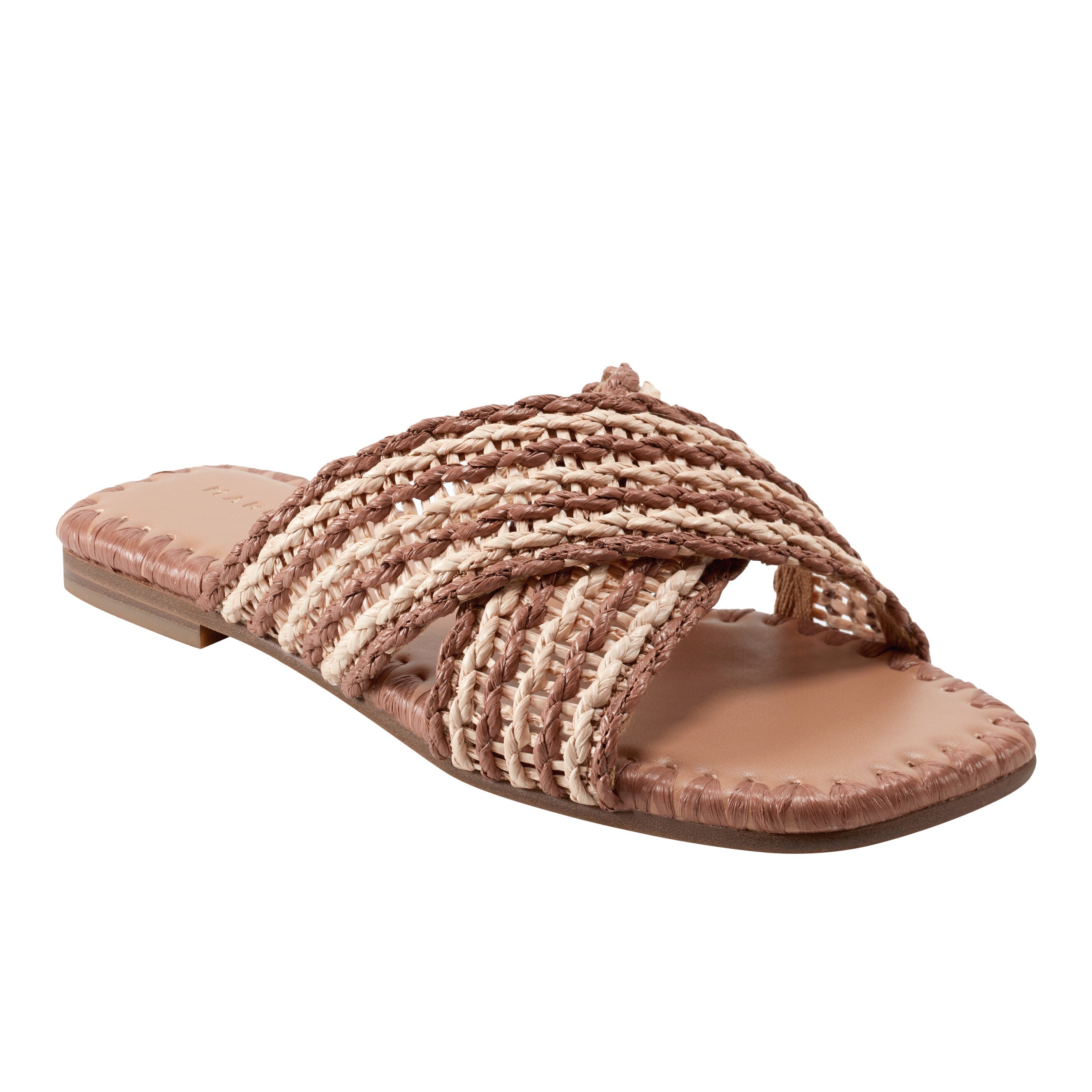 Nylie Flat Sandal - Natural/Brown