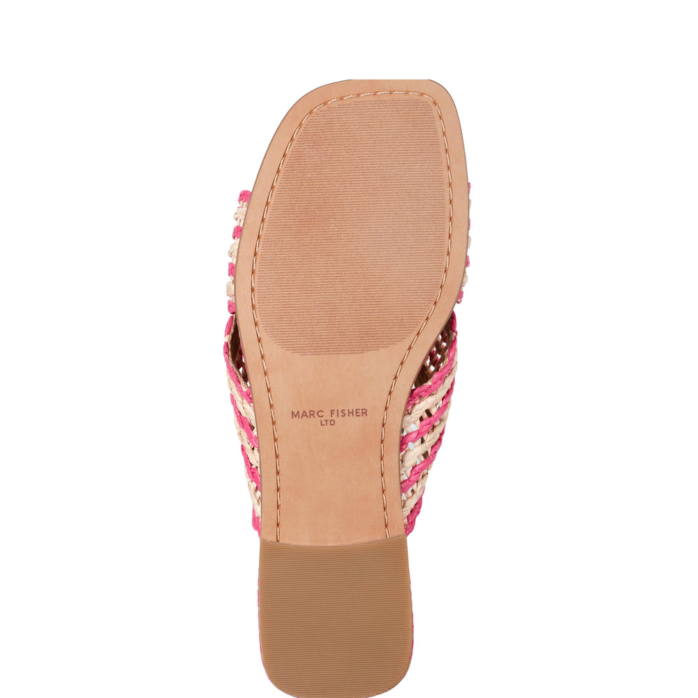 Nylie Flat Sandal - Natural/Pink