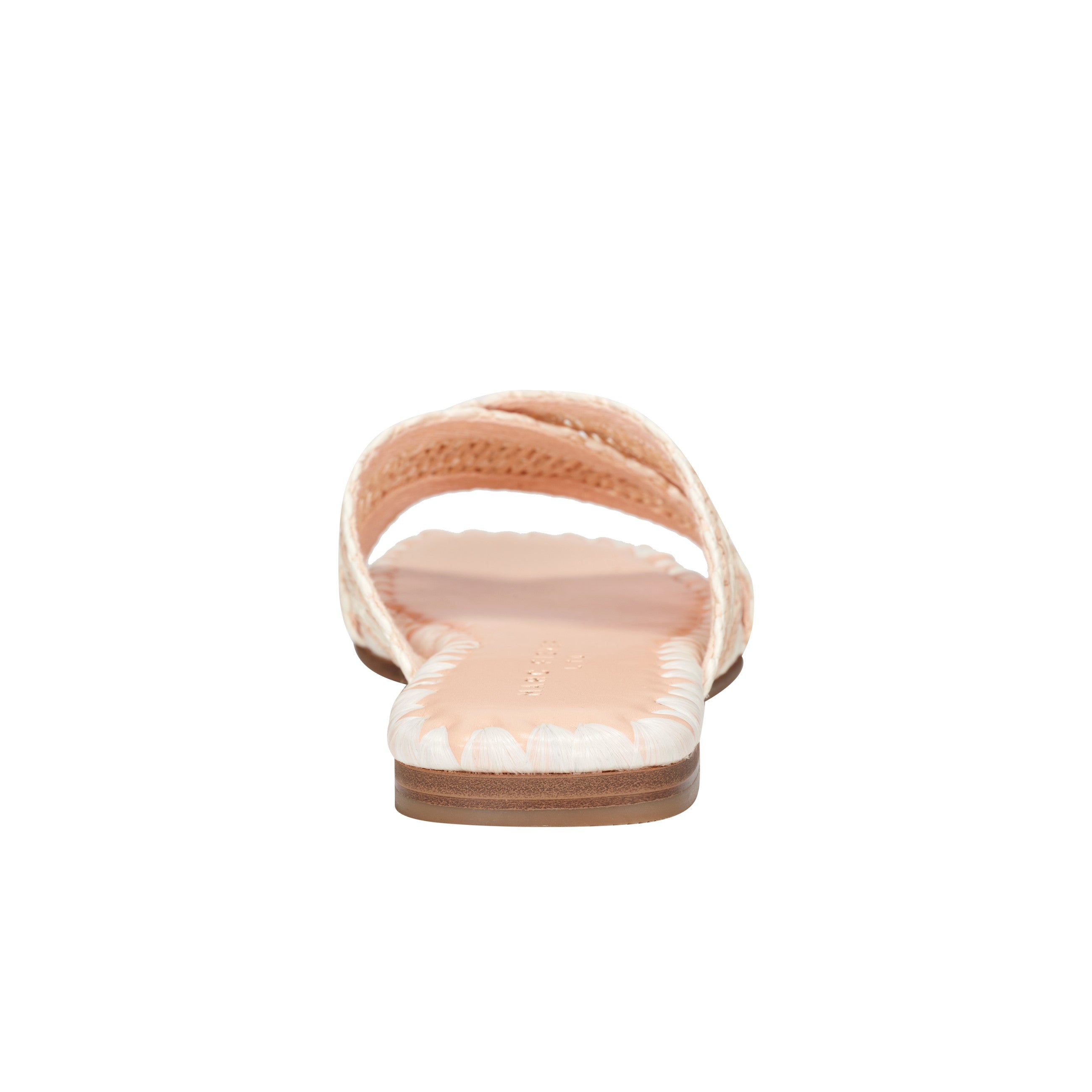Nylie Flat Sandal - Natural/White