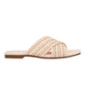 Nylie Flat Sandal - Natural/White