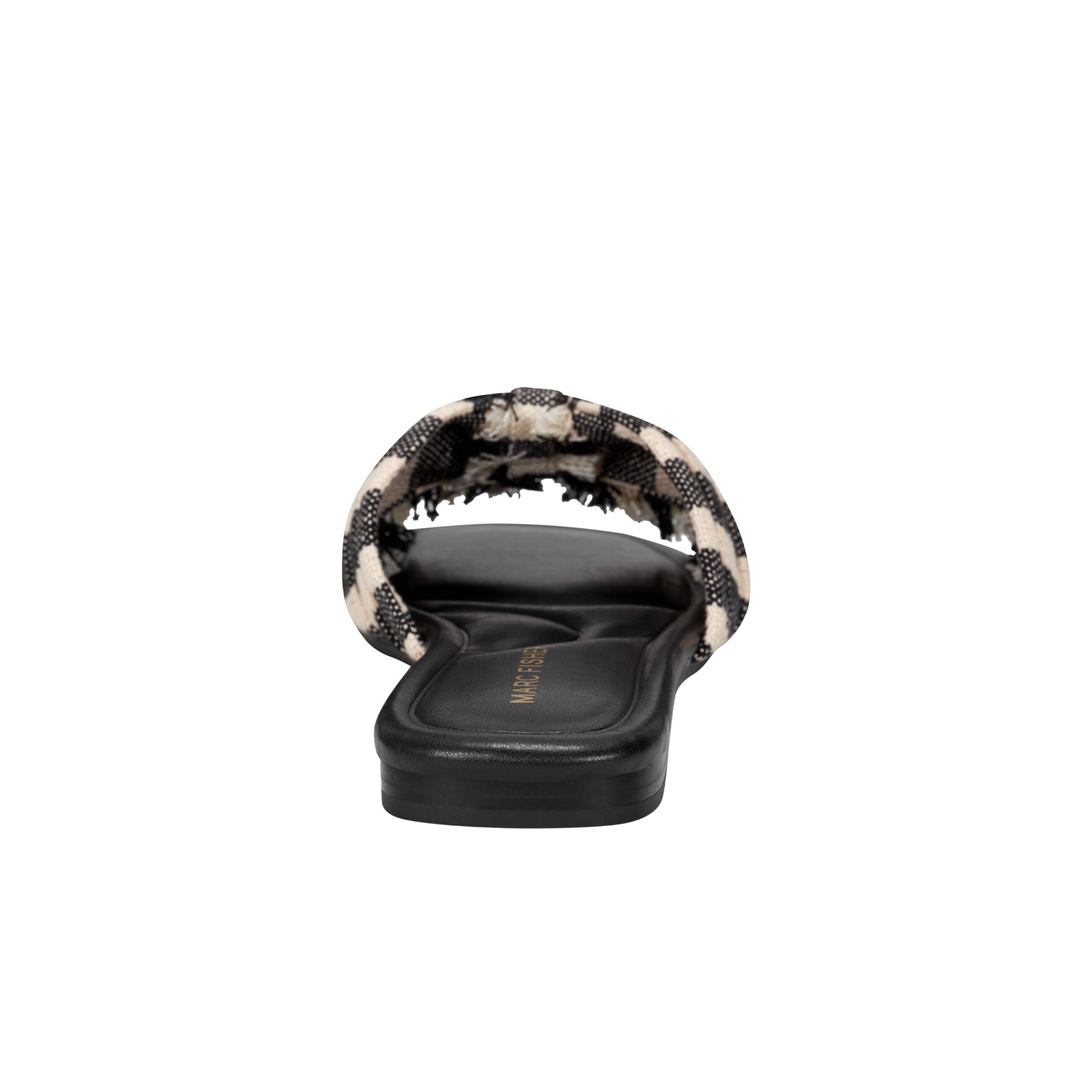 Orbit Flat Sandal - Black Stripe