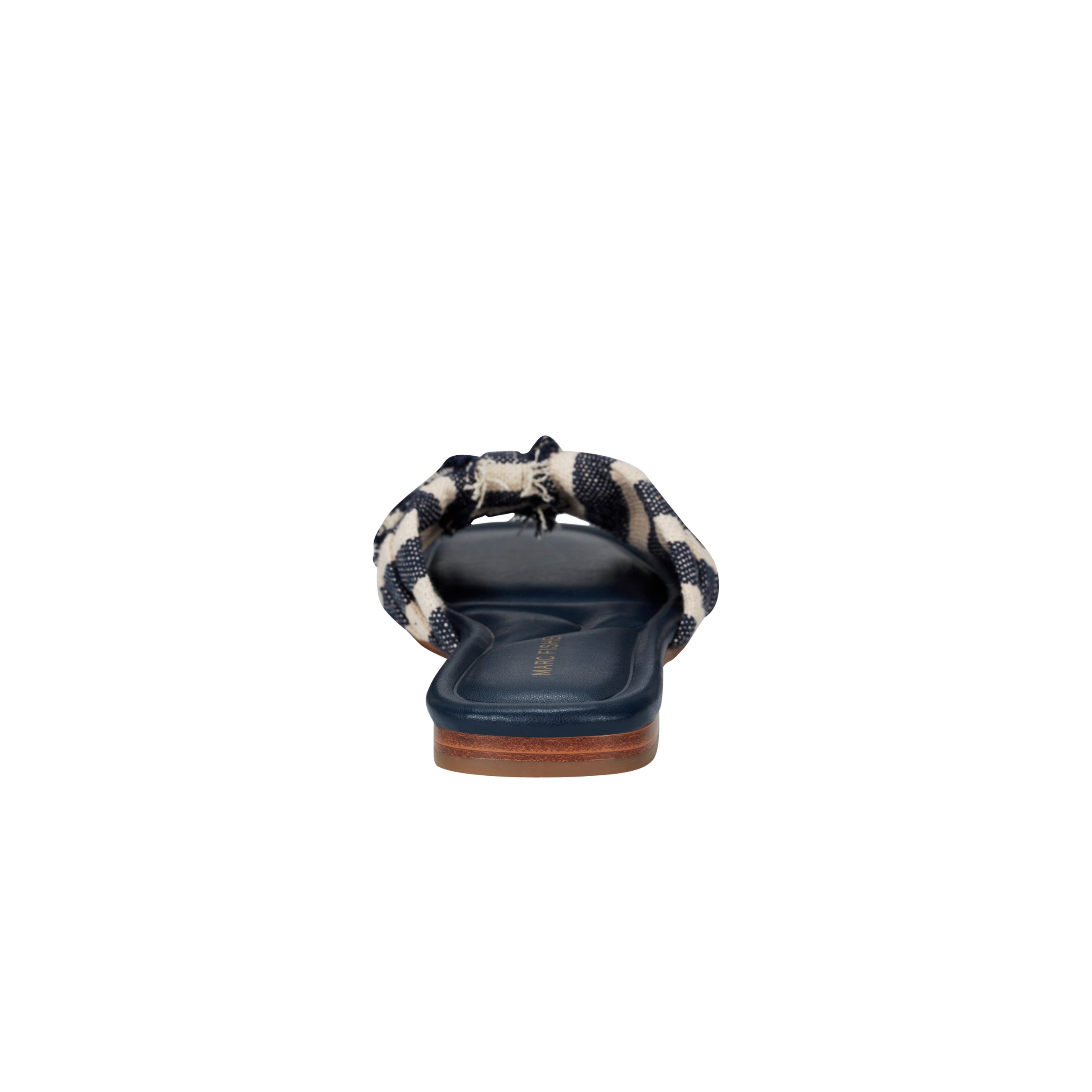 Orbit Flat Sandal - Navy Stripe