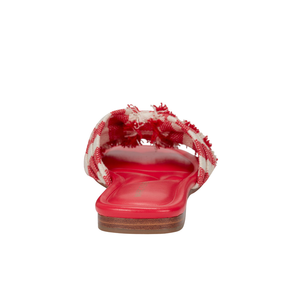 Orbit Flat Sandal - Red Stripe