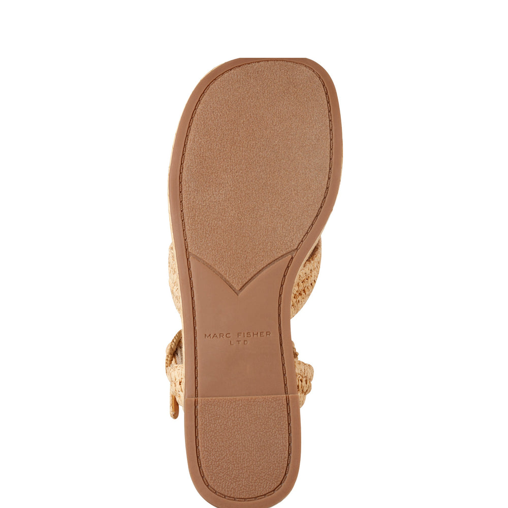 Payley Platform Wedge Sandal - Natural Raffia