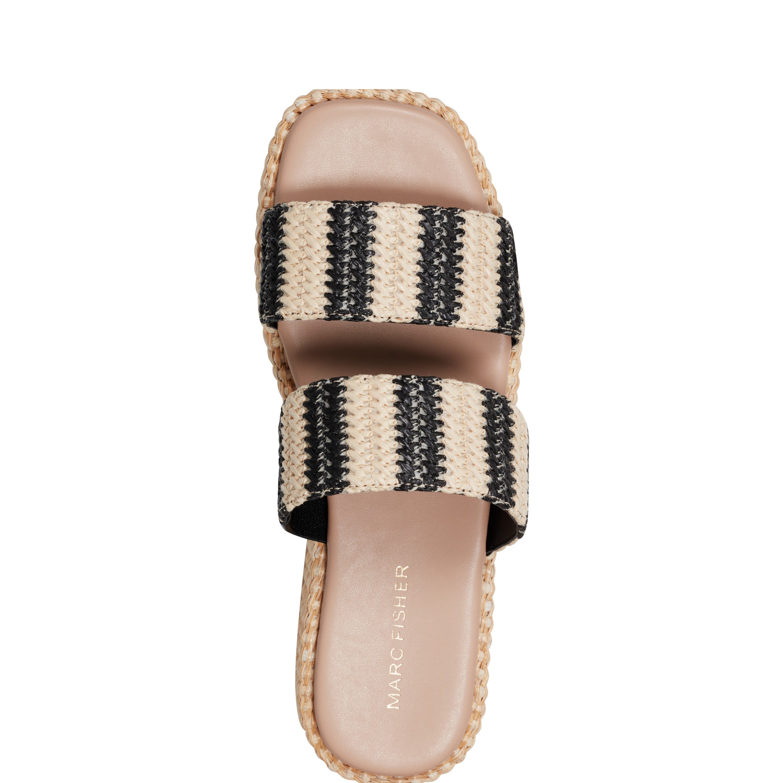 Pelma Flatform Sandal - Black Stripe