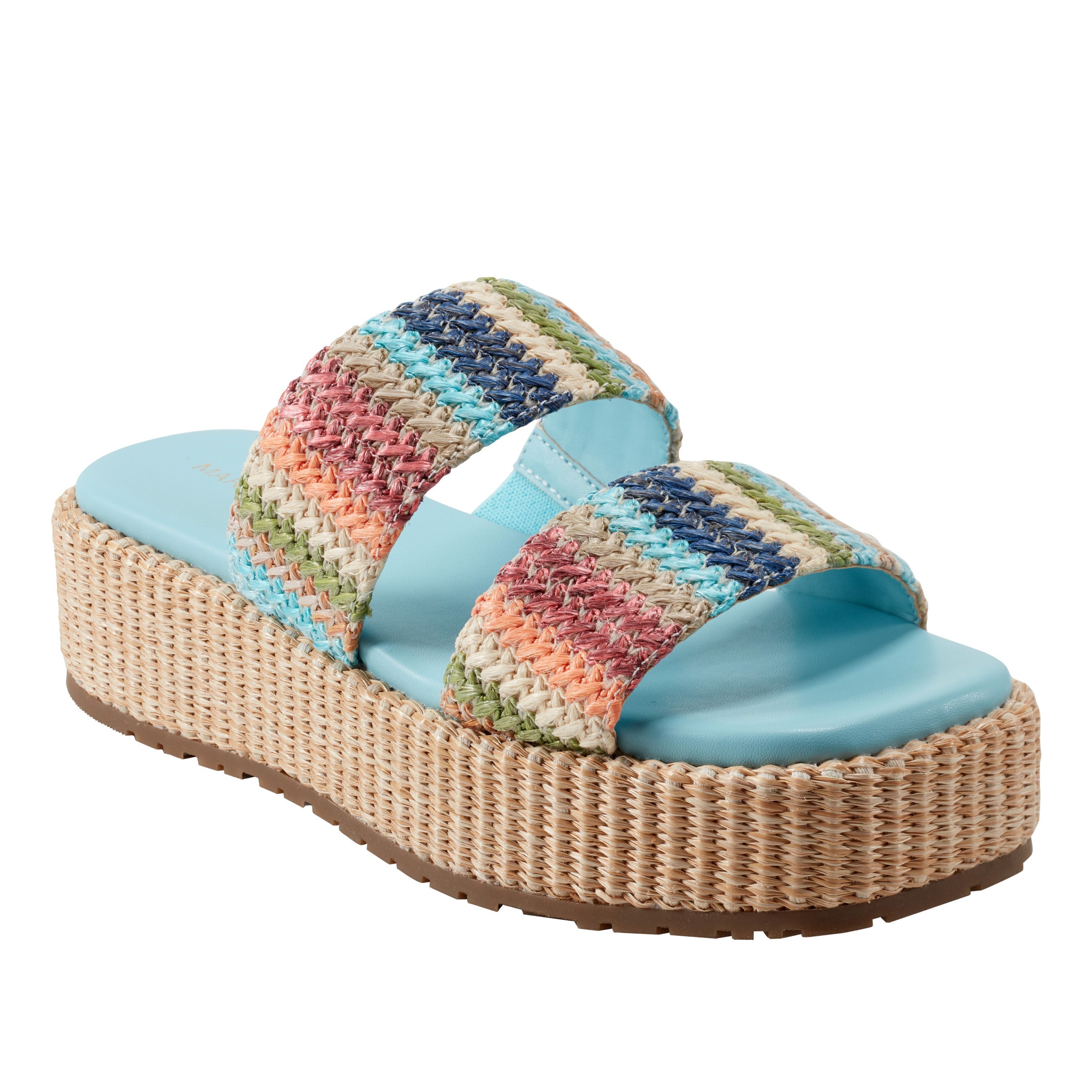 Pelma Flatform Sandal - Multi Stripe