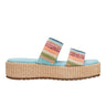Pelma Flatform Sandal - Multi Stripe