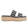Pelma Flatform Sandal - Navy Stripe