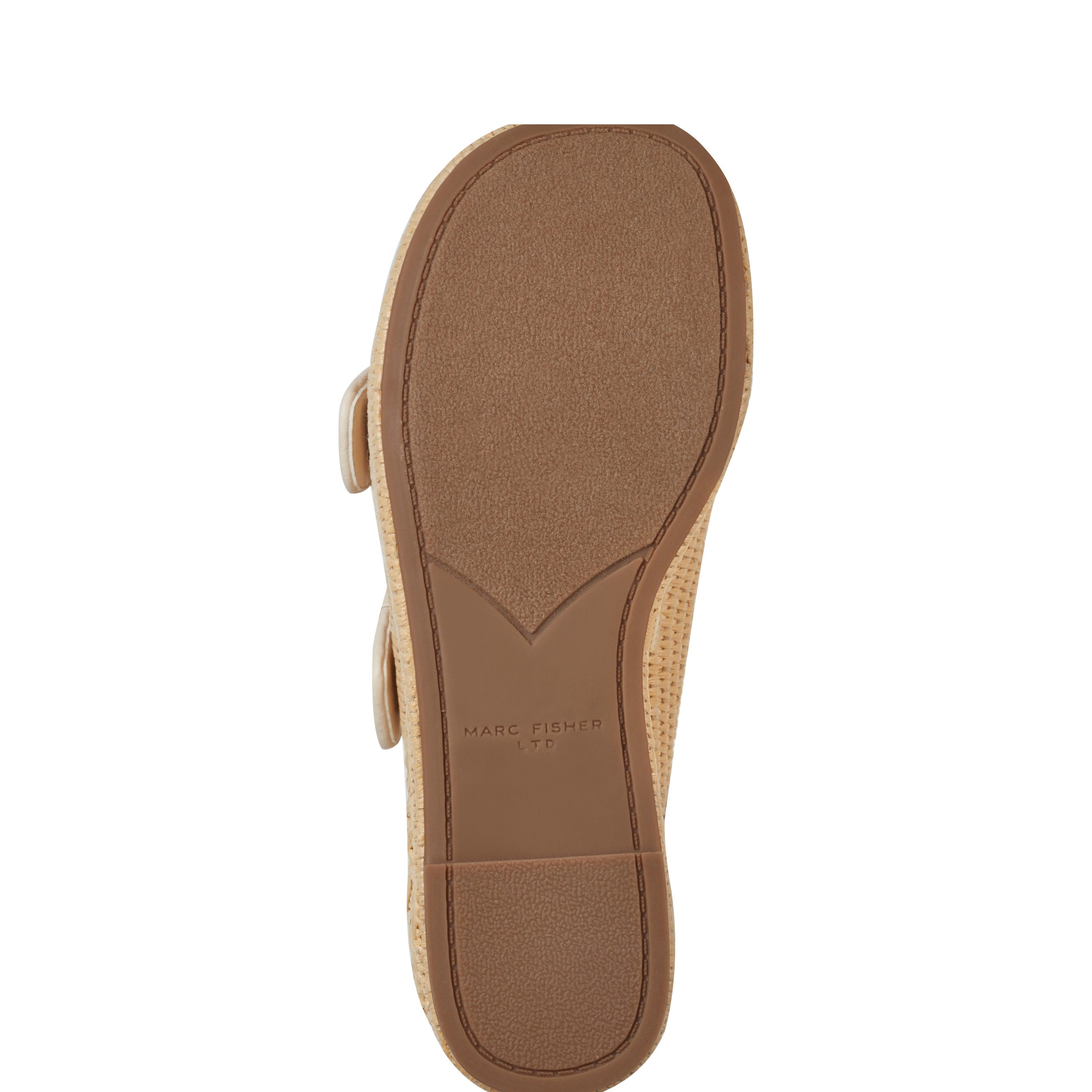 Poppy Platform Slide Sandal - Light Natural/Ivory Raffia