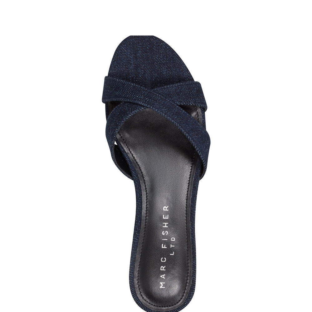 Tracey Slide Dress Sandal - Denim