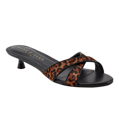 Tracey Slide Dress Sandal - Leopard