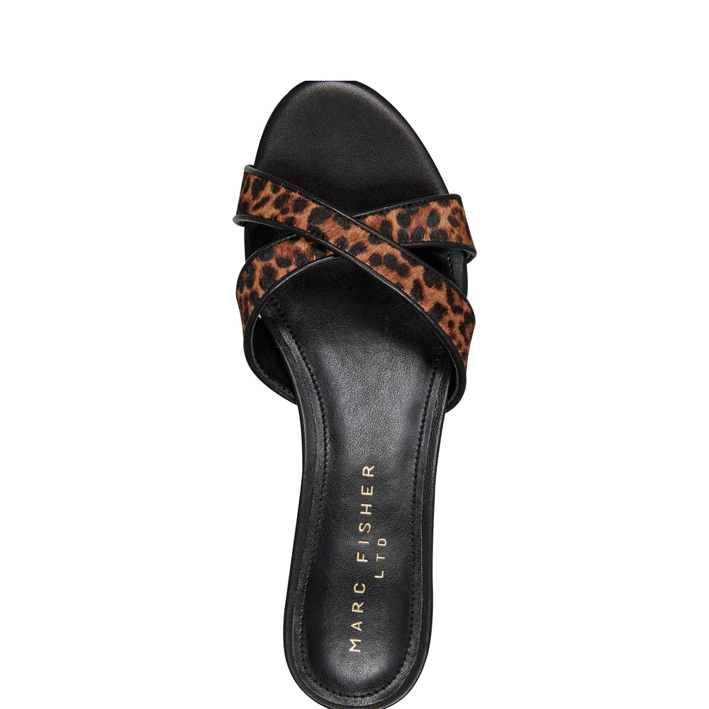 Tracey Slide Dress Sandal - Leopard