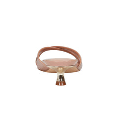 Tracey Slide Dress Sandal - Natural Patent