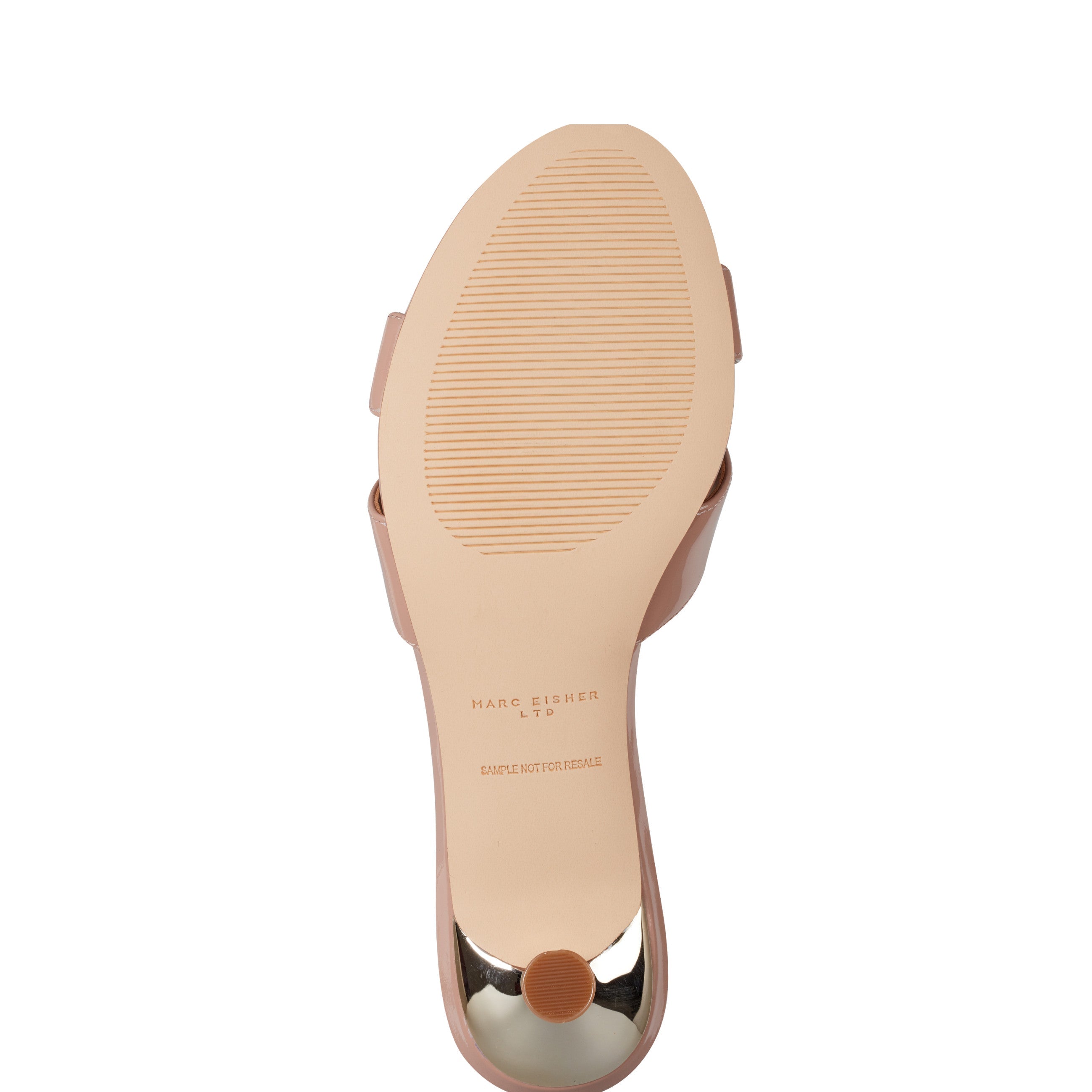 Tracey Slide Dress Sandal - Natural Patent