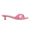 Tracey Slide Dress Sandal - Pink Patent