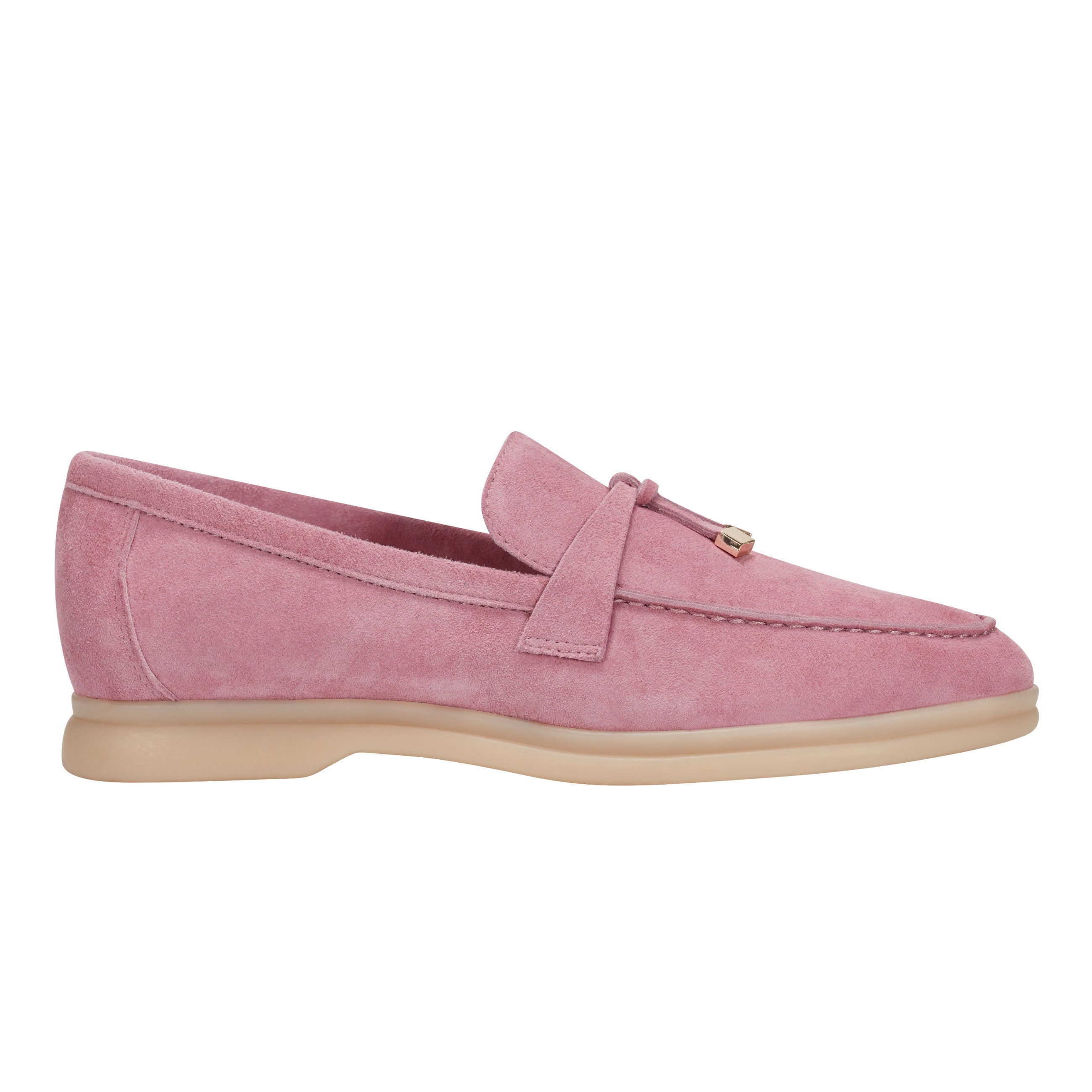 Yanelli Casual Loafer - Light Pink Suede