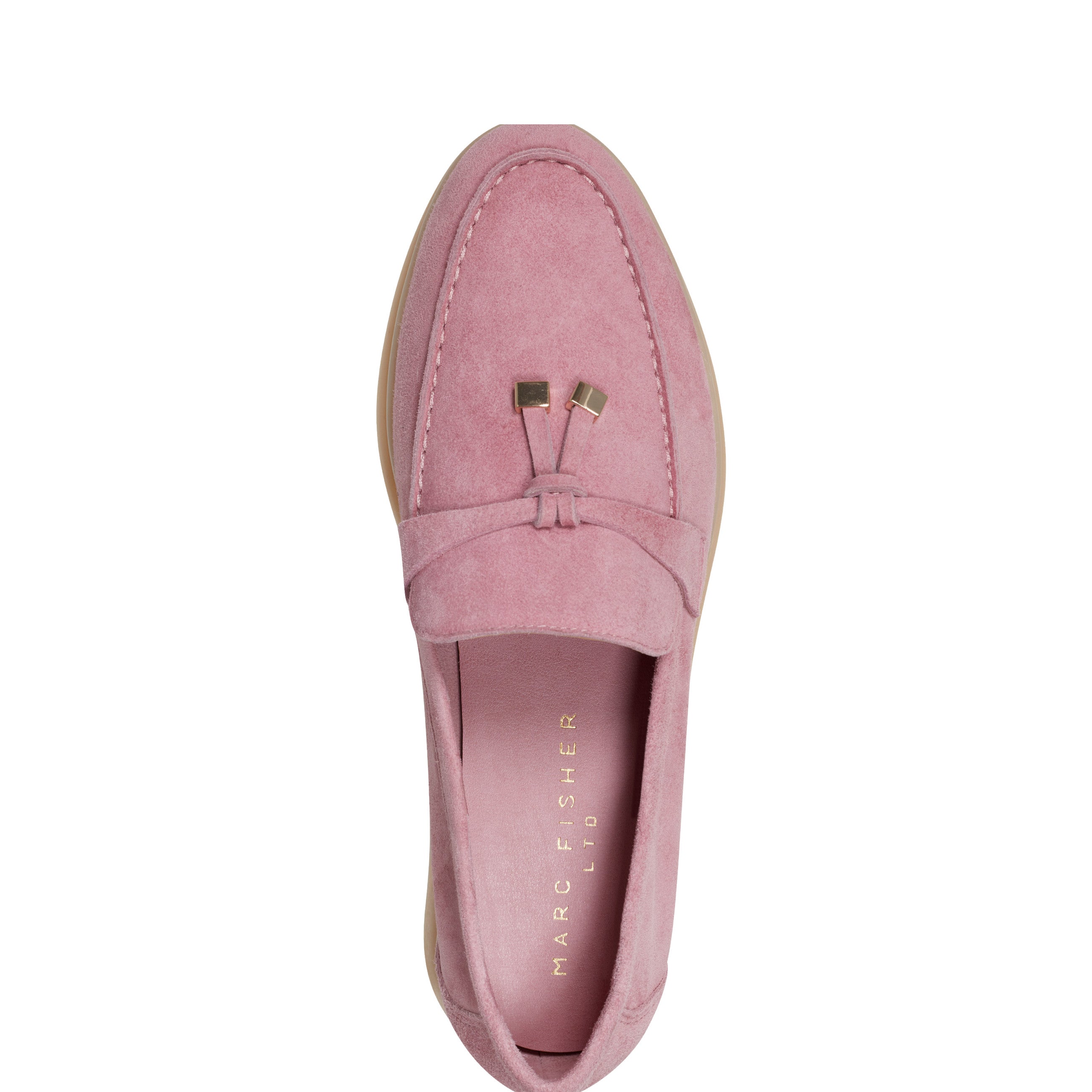 Yanelli Casual Loafer - Light Pink Suede