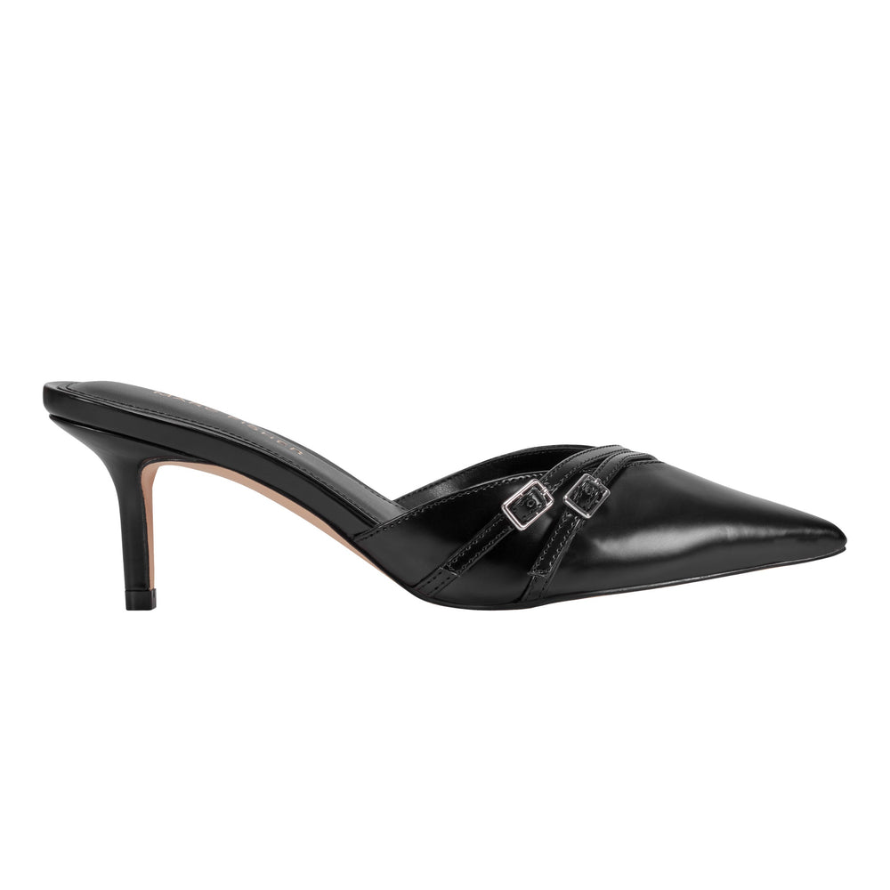 Amilia Pointy Tole Dress Mule - Black