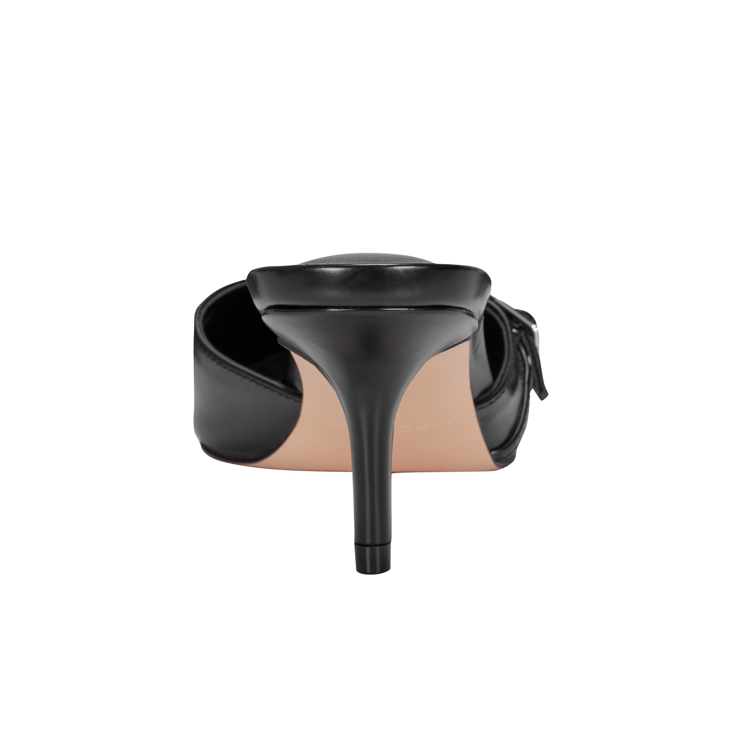 Amilia Pointy Tole Dress Mule - Black