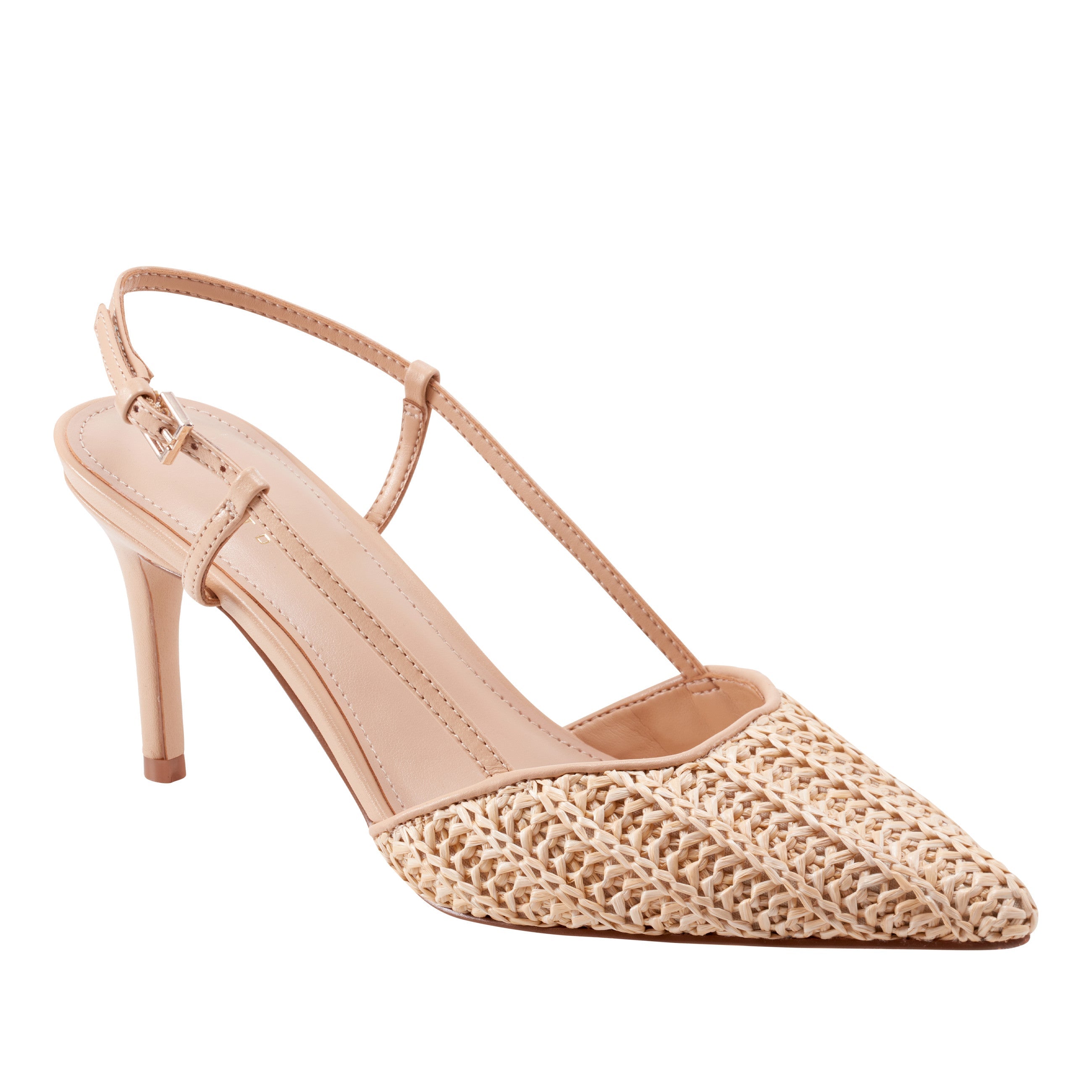 Flory Slingback Pump - Natural Raffia