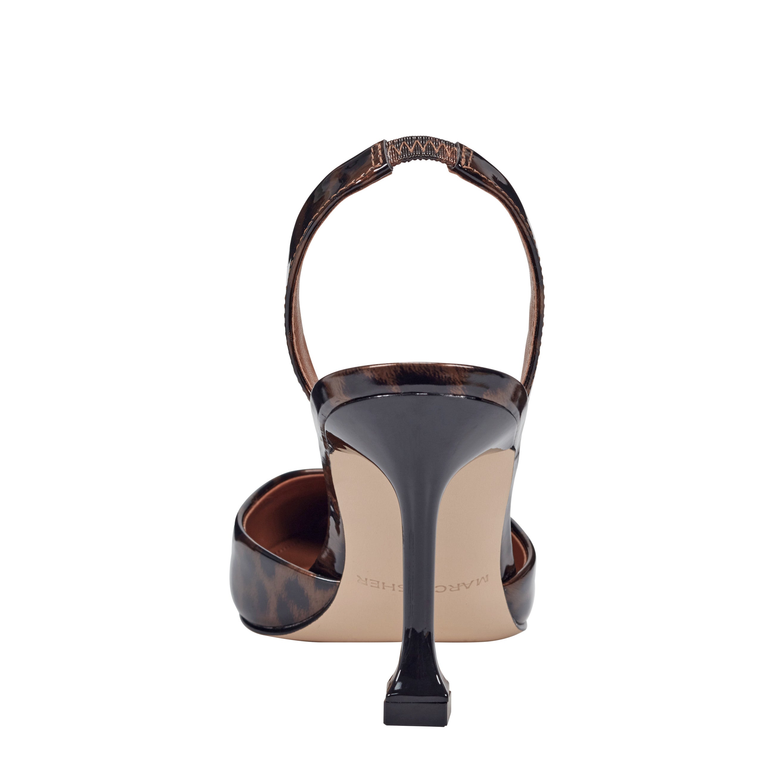 Hadya Slingback Pump - Patent Leopard