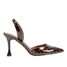 Hadya Slingback Pump - Patent Leopard