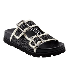Mylan Footbed Sandal - Black