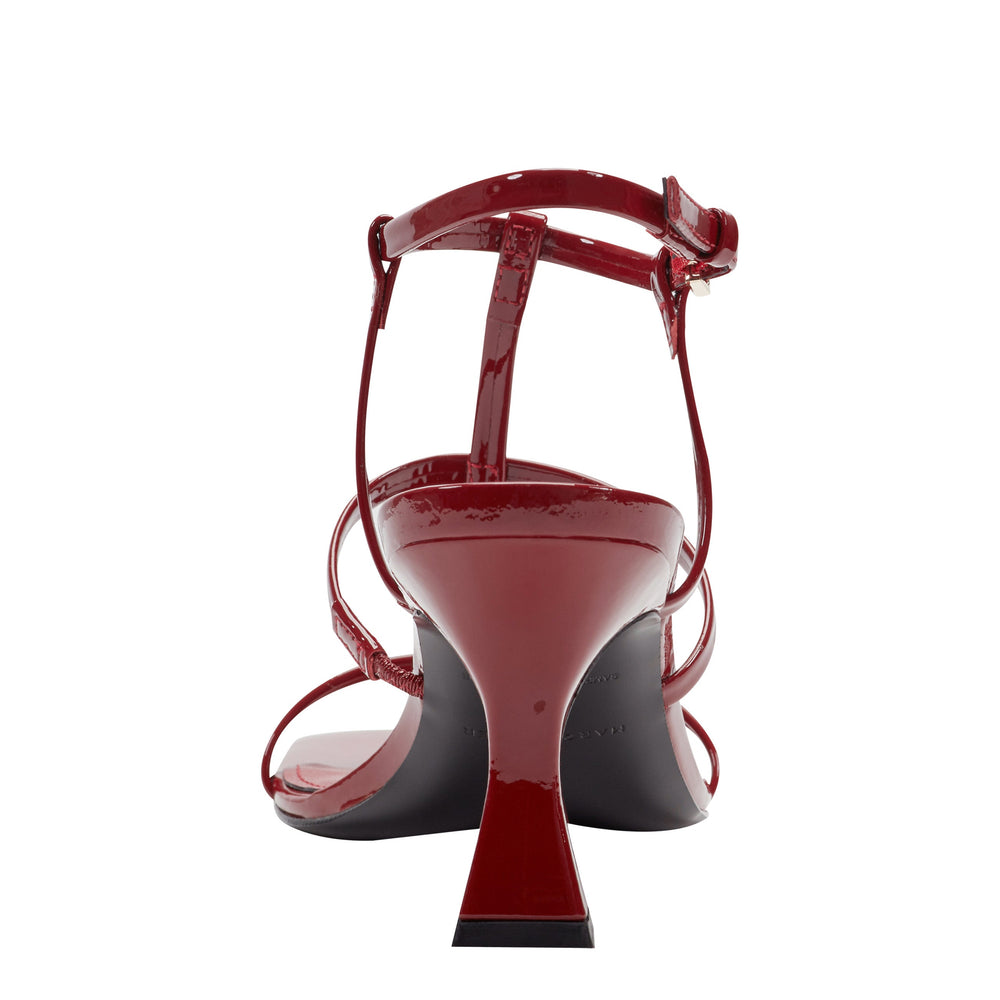 Dennie Strappy Dress Sandal - Dark Red Patent