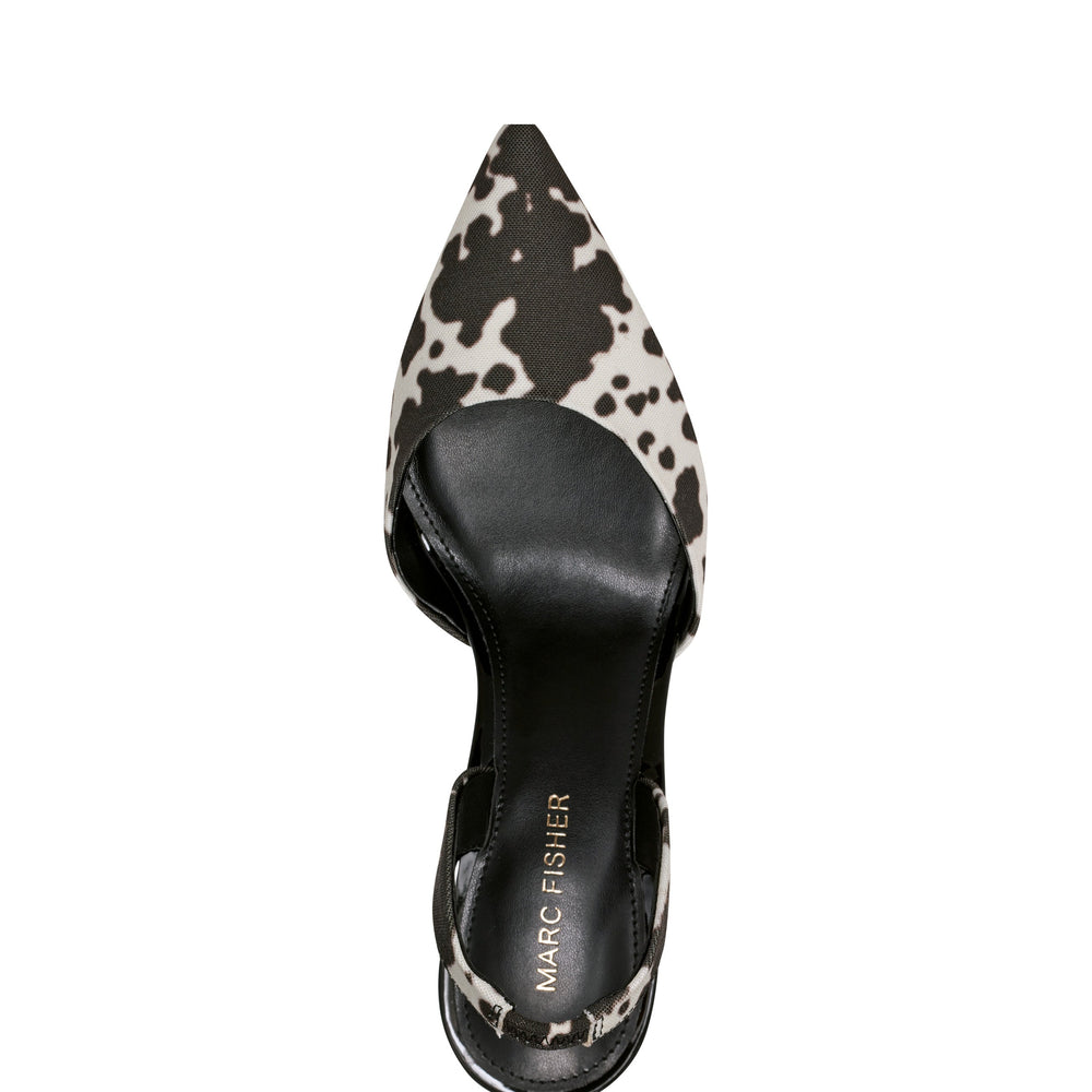 Hadya Slingback Pump - Cow Print
