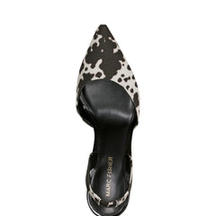 Hadya Slingback Pump - Cow Print