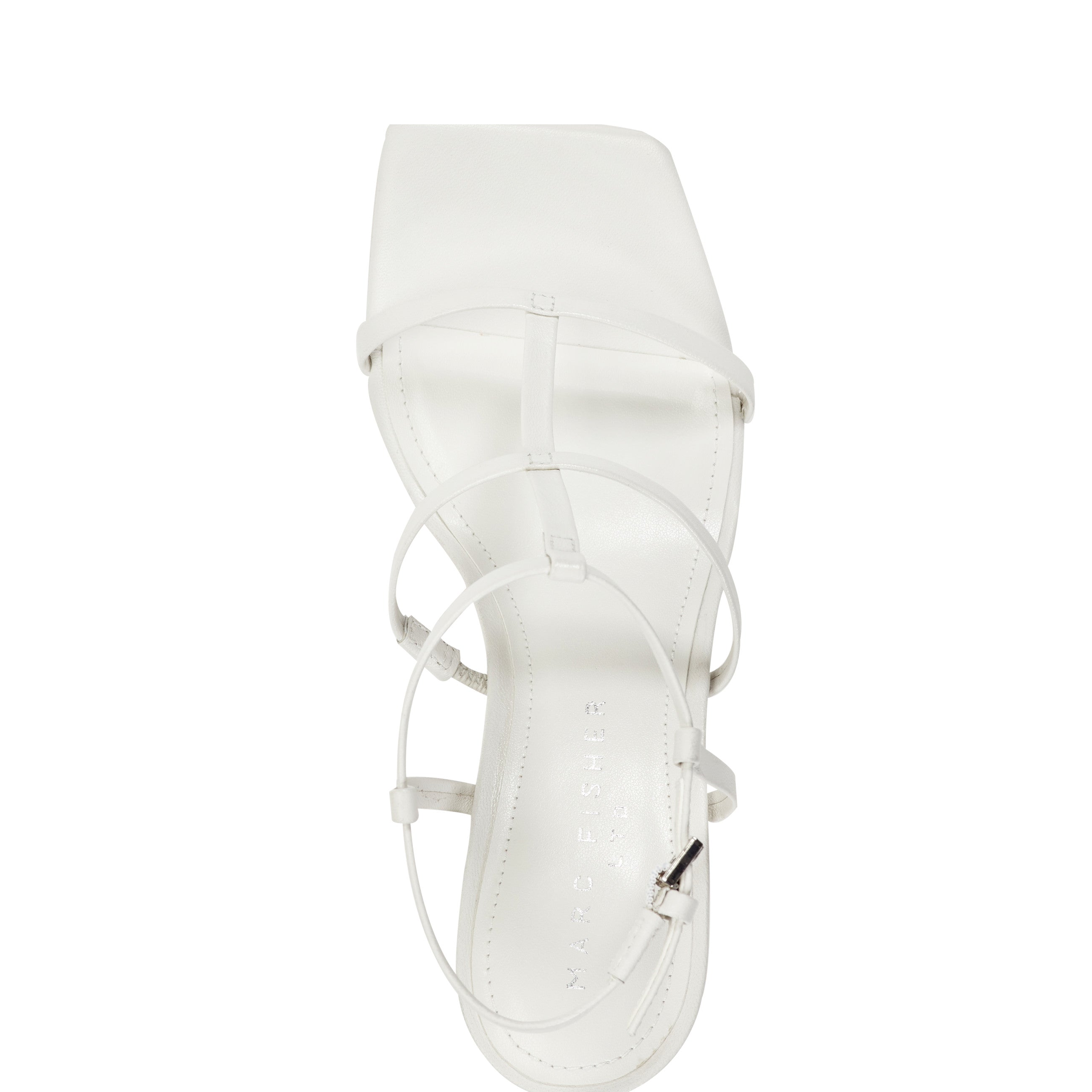 Dennie Strappy Dress Sandal - White Leather