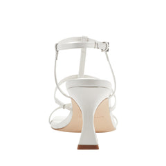 Dennie Strappy Dress Sandal - White Leather