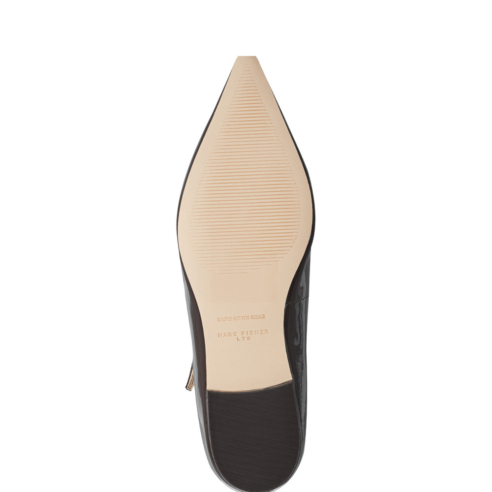 Trella Mary Jane Flat - Brown Patent Leather