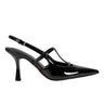 Remmi Strappy Slingback Pump - Black Patent