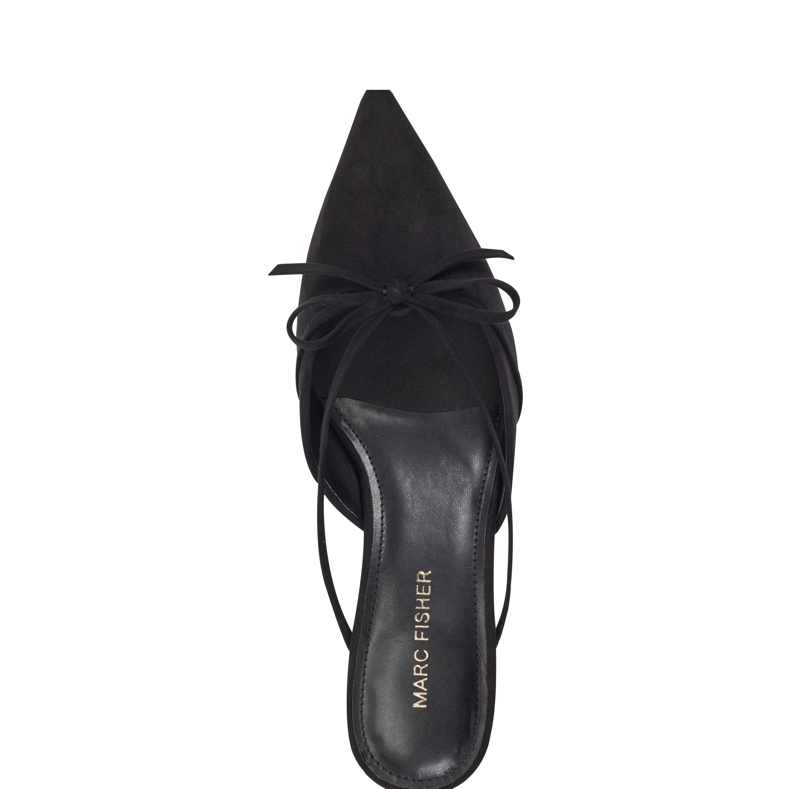Florin Kitten Heel Mule - Black